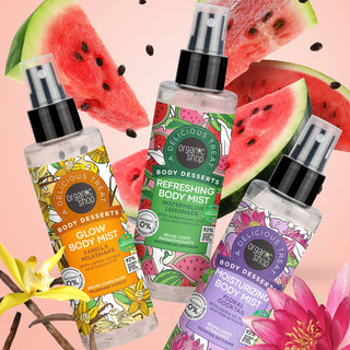 Organic Shop Body Desserts Glow Body Mist Vanilla Milkshake (200ml)