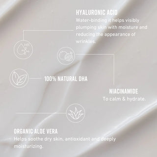 The HA + Deep Moisture Face Tan with Niacinamide