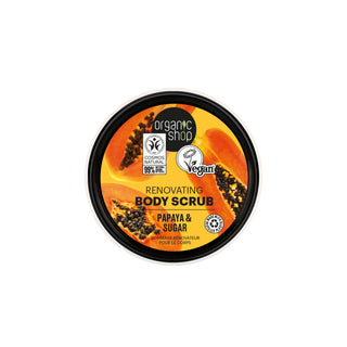 Organic Shop Renovating Body Scrub Papaya and Sugar (250ml)