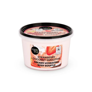 Organic Shop Strawberry Coconut Smoothie Creamy Hydrating Body Souffle (250ml)